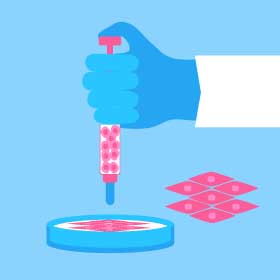 &lsquo;Superflash freezing&rsquo; combined with inkjet cell printing to freeze cells without a CPA