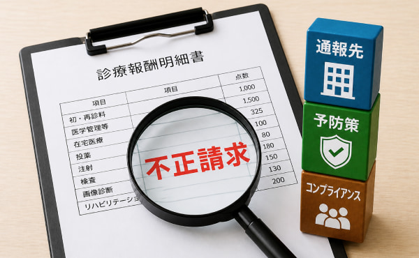 診療報酬の不正請求とは？通報先や予防策を解説